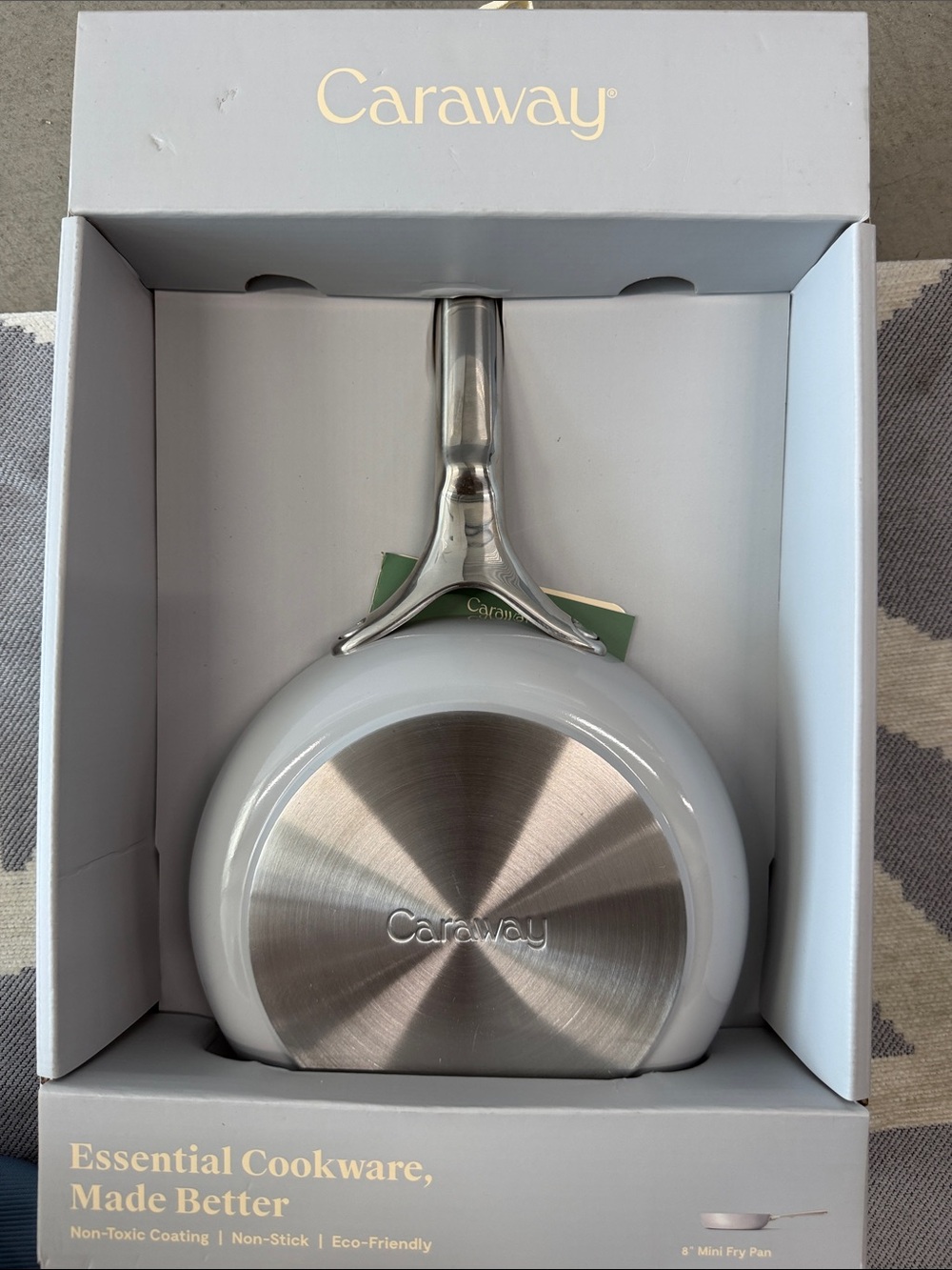 NIB Caraway 8in Mini Fry Pan in Light Gray